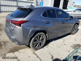 2019 Lexus UX with VIN JTHY3JBH1K2000582, listed as a Copart auction lot 38031233 with 50,601 mi miles. Bid and sale history available at carsss.com. Image 3.