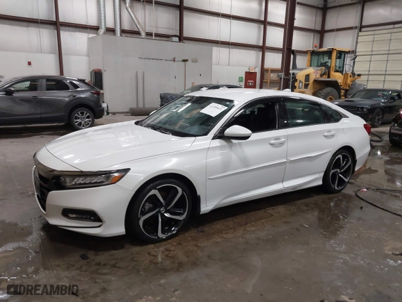2019 Honda Accord Sedan Sport 1.5T with VIN 1HGCV1F34KA086241, listed as a IAAI auction lot 41285423 with 80,081 mi miles. Bid and sale history available at carsss.com. Image 2.