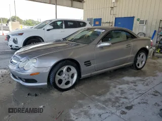 2005 Mercedes-Benz SL 500 with VIN WDBSK75F25F101763, listed as a Copart auction lot 49252505 with 61,157 mi miles and Salvage Title. Bid and sale history available at DreamBid. Image 1.