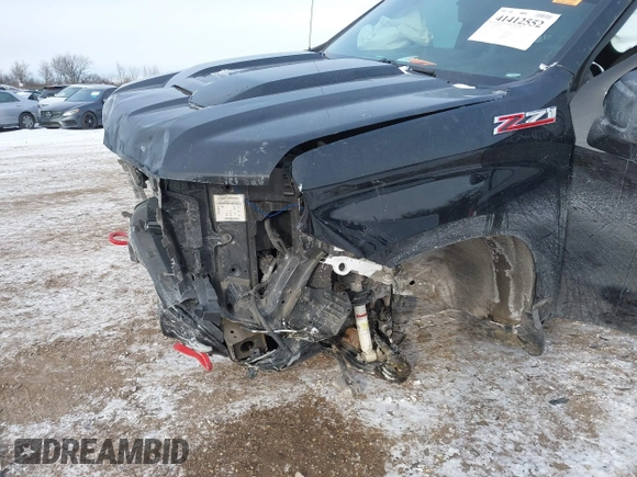 2022 Chevrolet Silverado 1500 Custom Trail Boss with VIN 3GCPDCEK2NG544078, listed as a IAAI auction lot 41412552 with 34,129 mi miles. Bid and sale history available at carsss.com. Image 6.