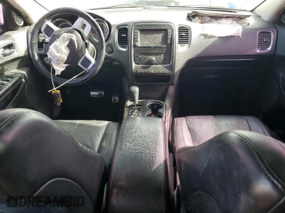 2013 Dodge Durango R/T with VIN 1C4SDHCT2DC559006, listed as a Copart auction lot 49275695 with 117,323 mi miles and Salvage title. Bid and sale history available at DreamBid. Image 8.