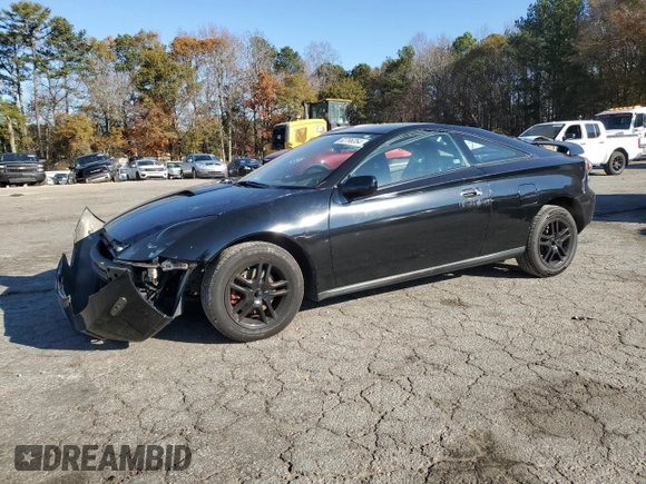 2002 Toyota Celica GT with VIN JTDDR32T220121485, listed as a Copart auction lot 82796354 with 200,366 mi miles and Salvage Title. Bid and sale history available at carsss.com. Image 1.