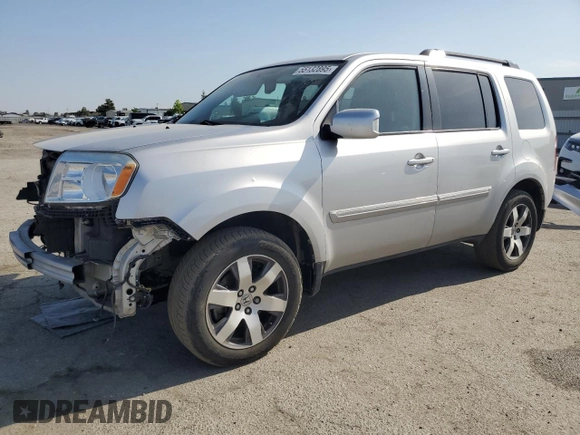 2014 Honda Pilot Touring z VIN 5FNYF4H97EB055677, wystawiony jako Copart lot #55132895 z przebiegiem 83 030 mil mil oraz Szkoda całkowita • Salvage title. Historia ofert i sprzedaży dostępna na DreamBid. Obrazek 1.