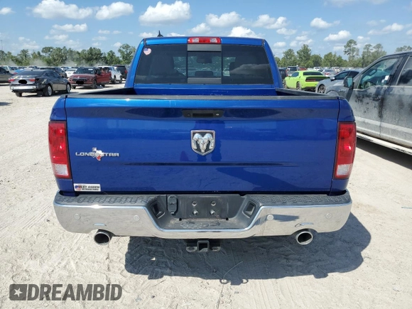 2016 Ram 1500 Lone Star with VIN 1C6RR6LM1GS107689, listed as a Copart auction lot 72047384 with 69,490 mi miles and Clean Title. Bid and sale history available at carsss.com. Image 6.