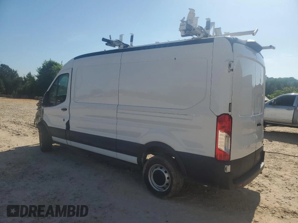 2021 Ford Transit Cargo with VIN 1FTBR1C86MKA01959, listed as a Copart auction lot 50876485 with 140,457 mi miles and Salvage Title. Bid and sale history available at DreamBid. Image 2.