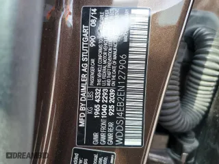 2014 Mercedes-Benz CLA-Class CLA 250 with VIN WDDSJ4EB2EN127906, listed as a Copart auction lot 45542354 with 85,151 mi miles and Salvage Title. Bid and sale history available at carsss.com. Image 12.