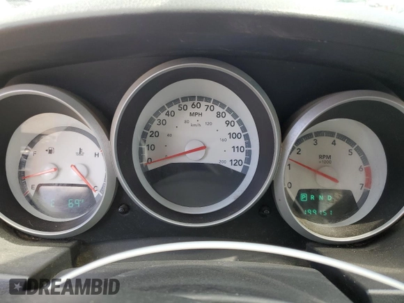2010 Dodge Grand Caravan Hero with VIN 2D4RN3D16AR349400, listed as a Copart auction lot 53573865 with 199,151 mi miles and Non Repairable. Bid and sale history available at DreamBid. Image 9.