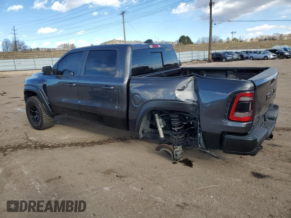 2021 Ram 1500 TRX with VIN 1C6SRFU98MN741605, listed as a Copart auction lot 84763114 with 40,065 mi miles and Salvage Title. Bid and sale history available at carsss.com. Image 2.