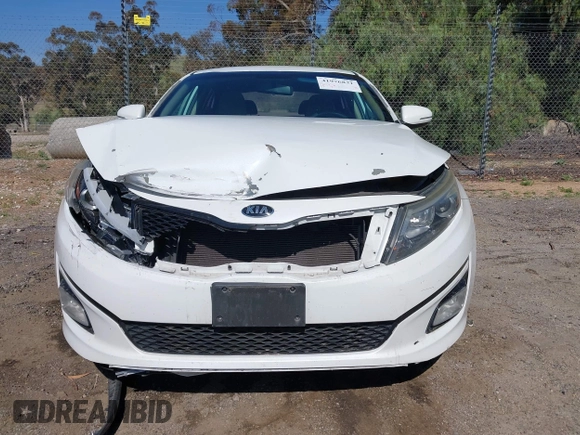 2015 Kia Optima LX with VIN 5XXGM4A76FG456677, listed as a IAAI auction lot 41976831 with 138,008 mi miles. Bid and sale history available at carsss.com. Image 12.