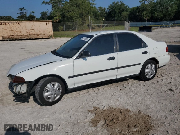 1995 Honda Civic LX z VIN JHMEG8658SS004550, wystawiony jako Copart lot #58214995 z przebiegiem 96 633 mil mil oraz Szkoda całkowita • Salvage title. Historia ofert i sprzedaży dostępna na DreamBid. Obrazek 1.
