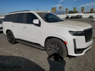2021 Cadillac Escalade Sport Platinum with VIN 1GYS4GKT5MR434326, listed as a Copart auction lot 77497474 with 8,658 mi miles and Salvage Title. Bid and sale history available at carsss.com. Image 4.