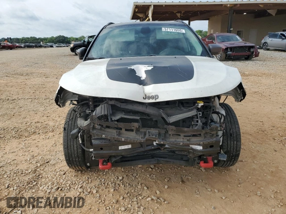 2019 Jeep Compass Trailhawk with VIN 3C4NJDDB5KT795347, listed as a Copart auction lot 57111655 with 78,010 mi miles and Salvage title. Bid and sale history available at DreamBid. Image 5.