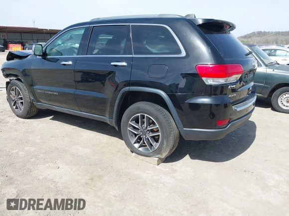 2019 Jeep Grand Cherokee Limited with VIN 1C4RJFBG0KC842131, listed as a IAAI auction lot 41813345 with 59,164 mi miles. Bid and sale history available at carsss.com. Image 3.
