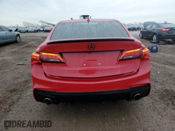 2018 Acura TLX w/A-SPEC Pkg with VIN 19UUB3F62JA004914, listed as a Copart auction lot 86613114 with 0 mi miles and Salvage Title. Bid and sale history available at carsss.com. Image 6.