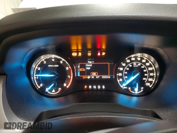 2023 Ford Ranger XL with VIN 1FTER1EH1PLE00450, listed as a Copart auction lot 80669574 with 25,223 mi miles and Salvage title. Bid and sale history available at DreamBid. Image 9.