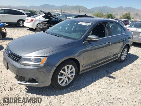 2013 Volkswagen Jetta SE with VIN 3VWDX7AJ3DM271048, listed as a Copart auction lot 59257995 with 122,393 mi miles and Salvage title. Bid and sale history available at DreamBid. Image 1.