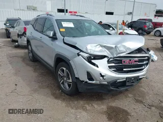 2020 GMC Terrain SLT with VIN 3GKALPEV1LL294335, listed as a IAAI auction lot 41732925 with 72,873 mi miles. Bid and sale history available at carsss.com. Image 1.