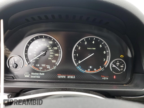 2013 BMW 5 Series 528i with VIN WBAXG5C50DDY37485, listed as a Copart auction lot 44635755 with 127,970 mi miles and Clean Title. Bid and sale history available at carsss.com. Image 9.
