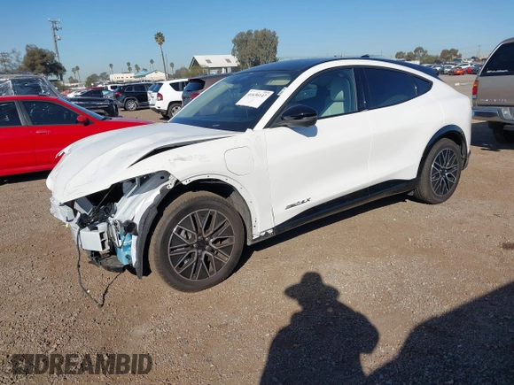 2024 Ford Mustang Mach-E Premium with VIN 3FMTK3R78RMA37392, listed as a IAAI auction lot 41636147 with 2,028 mi miles and . Bid and sale history available at DreamBid. Image 2.