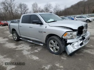 2018 Ram 1500 Big Horn with VIN 3C6RR7LTXJG129752, listed as a Copart auction lot 48072805 with 100,272 mi miles and Salvage Title. Bid and sale history available at carsss.com. Image 4.