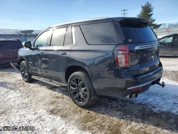 2023 Chevrolet Tahoe Premier with VIN 1GNSKSKD1PR534829, listed as a Copart auction lot 88432775 with 14,233 mi miles and Salvage Title. Bid and sale history available at carsss.com. Image 2.