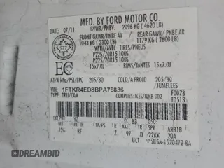 2011 Ford Ranger with VIN 1FTKR4ED8BPA76836, listed as a Copart auction lot 78850084 with 168,908 mi miles and Clean Title. Bid and sale history available at DreamBid. Image 12.