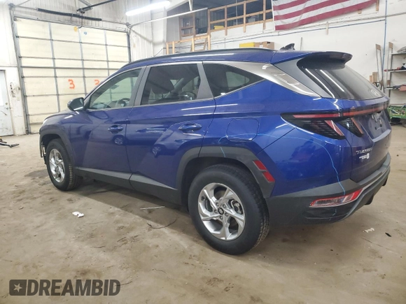 2022 Hyundai Tucson SEL with VIN 5NMJBCAE9NH018370, listed as a Copart auction lot 49783965 with 56,285 mi miles and Salvage Title. Bid and sale history available at carsss.com. Image 2.