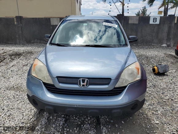 2007 Honda CR-V LX with VIN JHLRE38317C079683, listed as a Copart auction lot 52624885 with 122,569 mi miles and Salvage Title. Bid and sale history available at carsss.com. Image 5.
