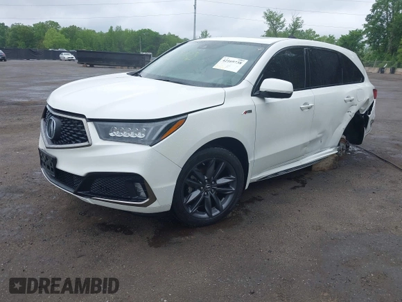 2019 Acura MDX Technology with VIN 5J8YD4H05KL014871, listed as a IAAI auction lot 42169738 with 96,599 mi miles and . Bid and sale history available at DreamBid. Image 2.