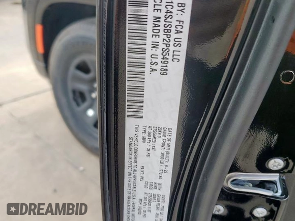 2023 Jeep Wagoneer Series II with VIN 1C4SJSBP2PS549189, listed as a Copart auction lot 64060685 with 29,157 mi miles and Clean title. Bid and sale history available at DreamBid. Image 13.