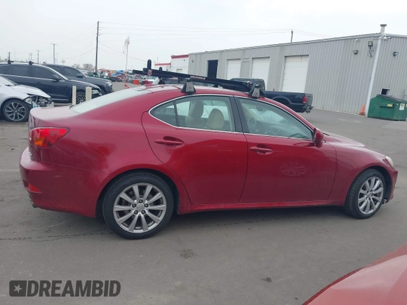 2008 Lexus IS 250 with VIN JTHCK262285020968, listed as a IAAI auction lot 41913121 with 125,435 mi miles. Bid and sale history available at carsss.com. Image 13.
