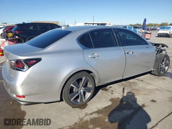 2016 Lexus GS 200t with VIN JTHBA1BL7GA000406, listed as a Copart auction lot 80302694 with 82,820 mi miles and Salvage title. Bid and sale history available at DreamBid. Image 3.