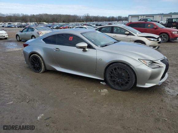2016 Lexus RC 200t with VIN JTHHA5BC6G5002867, listed as a Copart auction lot 86258834 with 95,902 mi miles and Salvage Title. Bid and sale history available at carsss.com. Image 4.
