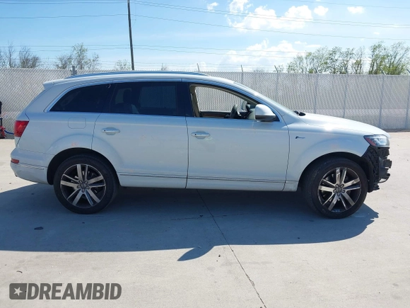 2014 Audi Q7 3.0T Premium Plus with VIN WA1LGAFE9ED020288, listed as a IAAI auction lot 41870658 with 108,816 mi miles. Bid and sale history available at carsss.com. Image 13.