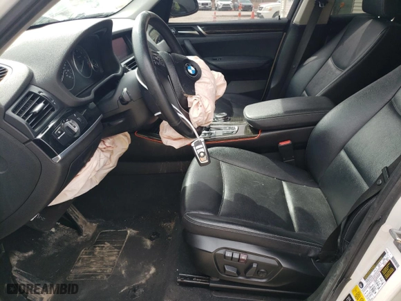 2016 BMW X3 xDrive28i with VIN 5UXWX9C51G0D85694, listed as a Copart auction lot 49544405 with 102,120 mi miles and Salvage Title. Bid and sale history available at carsss.com. Image 7.
