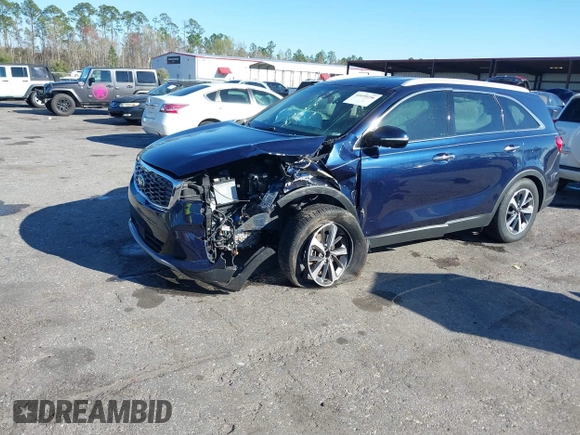2019 Kia Sorento EX Sport V6 with VIN 5XYPH4A53KG550363, listed as a IAAI auction lot 41699256 with 75,681 mi miles. Bid and sale history available at carsss.com. Image 16.