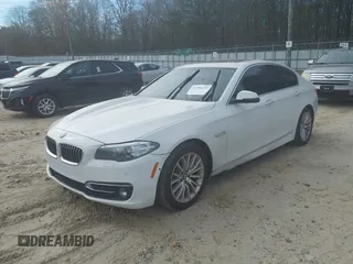 2016 BMW 5 Series 528i with VIN WBA5A5C54GG352746, listed as a IAAI auction lot 41706237 with 93,545 mi miles. Bid and sale history available at carsss.com. Image 2.