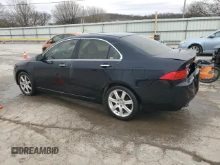 2004 Acura TSX with VIN JH4CL96814C011551, listed as a Copart auction lot 45917975 with 289,921 mi miles and Salvage Title. Bid and sale history available at carsss.com. Image 2.