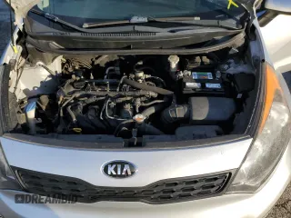 2014 Kia Rio LX with VIN KNADM5A37E6353106, listed as a Copart auction lot 80083694 with 183,824 mi miles and Clean Title. Bid and sale history available at carsss.com. Image 11.