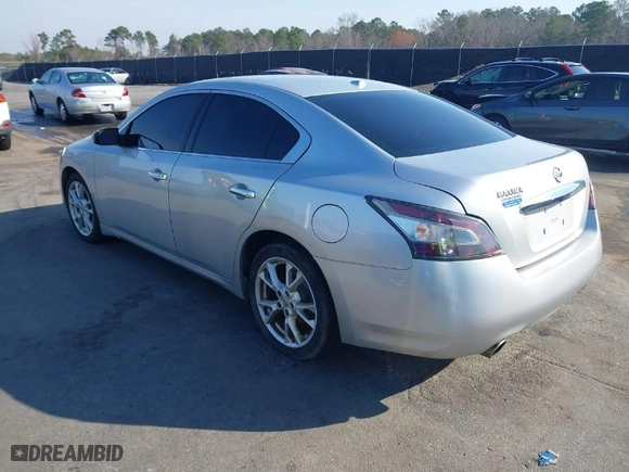 2012 Nissan Maxima 3.5 S with VIN 1N4AA5AP9CC868260, listed as a IAAI auction lot 41782734 with 216,908 mi miles. Bid and sale history available at carsss.com. Image 3.