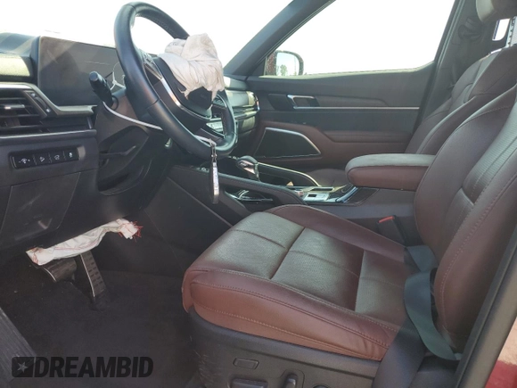 2023 Kia Telluride SX с VIN 5XYP5DGC0PG389623, выставлен на аукционе Copart как лот 52812025 с пробегом 33 391 миль миль и На запчасти • Non repairable. История ставок и продаж доступна на DreamBid. Изображение 7.