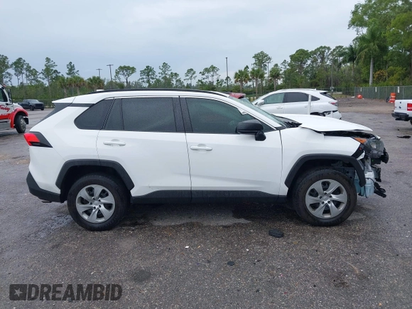 2020 Toyota RAV4 LE with VIN 2T3H1RFV5LC063734, listed as a IAAI auction lot 41652760 with 57,797 mi miles. Bid and sale history available at carsss.com. Image 13.