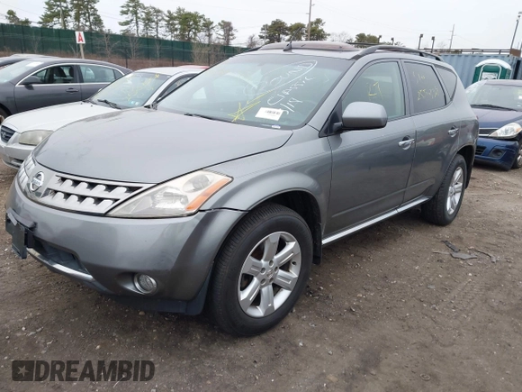 2006 Nissan Murano SL with VIN JN8AZ08W76W503862, listed as a IAAI auction lot 41925817 with Not Provided miles and . Bid and sale history available at DreamBid. Image 2.