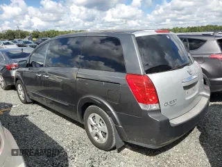 2008 Nissan Quest with VIN 5N1BV28U78N119235, listed as a Copart auction lot 74029804 with 244,167 mi miles and Salvage Title. Bid and sale history available at carsss.com. Image 2.