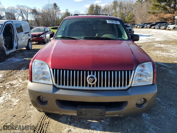 2004 Mercury Mountaineer Convenience w/4.6L with VIN 4M2ZU86W34ZJ46619, listed as a Copart auction lot 87907485 with 197,528 mi miles and Clean Title. Bid and sale history available at carsss.com. Image 5.