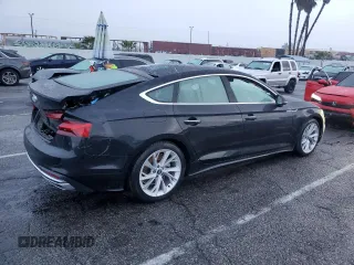 2021 Audi A5 Sportback Premium with VIN WAUABCF50MA033161, listed as a Copart auction lot 82951363 with 682 mi miles. Bid and sale history available at carsss.com. Image 3.