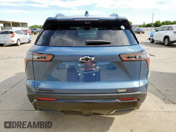 2025 Chevrolet Equinox FWD RS with VIN 3GNAXLEG9SL275130, listed as a Copart auction lot 57828795 with 2,277 mi miles and Salvage title. Bid and sale history available at DreamBid. Image 6.