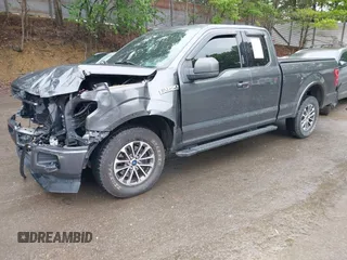 2019 Ford F-150 XL with VIN 1FTEX1EP1KFA77120, listed as a IAAI auction lot 42329608 with 76,053 mi miles and . Bid and sale history available at DreamBid. Image 2.