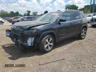 2021 Jeep Cherokee Limited with VIN 1C4PJMDX4MD229726, listed as a Copart auction lot 56583315 with 46,704 mi miles and Salvage title. Bid and sale history available at DreamBid. Image 1.