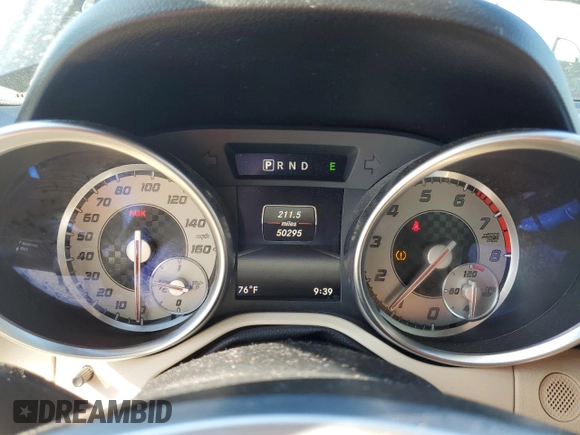 2016 Mercedes-Benz SLK 300 with VIN WDDPK3JA2GF116010, listed as a Copart auction lot 53299315 with 50,295 mi miles and Salvage Title. Bid and sale history available at DreamBid. Image 9.